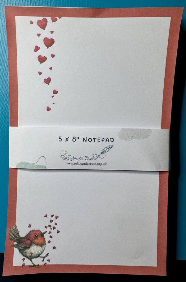 Spring Robin Notepad (A5)