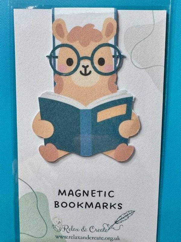 Mr Llama Magnetic Bookmark
