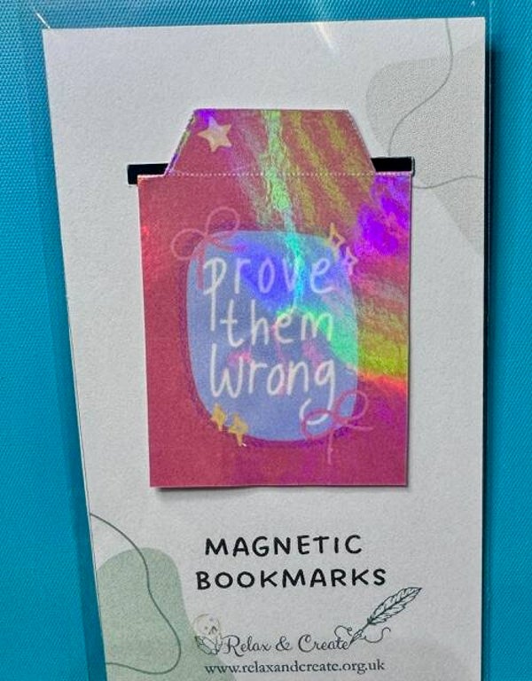 Prove Them Wrong - Tabbed Magnetic Bookmark