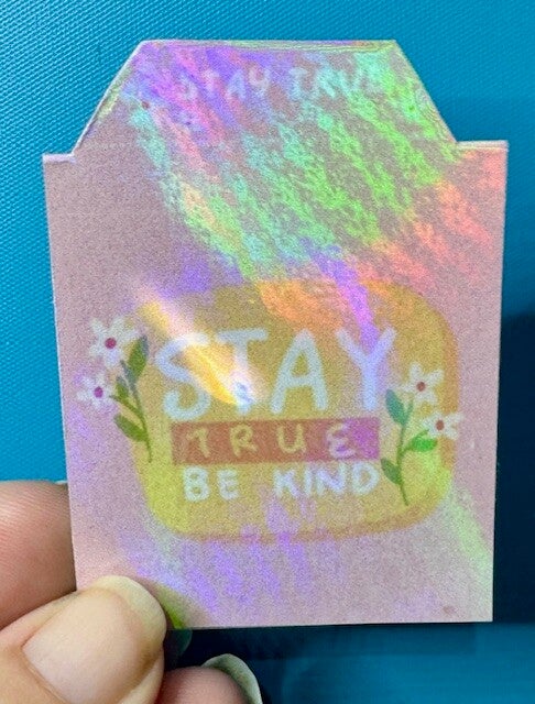 Stay True - Tabbed Magnetic Bookmark