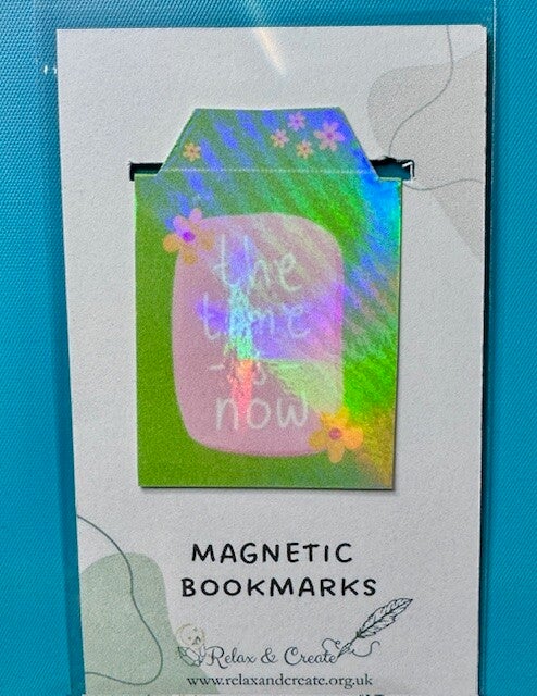 Time is now - Tabbed Magnetic Bookmark