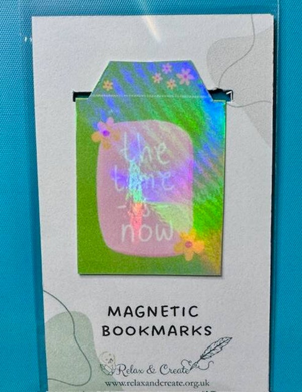 Time is now - Tabbed Magnetic Bookmark
