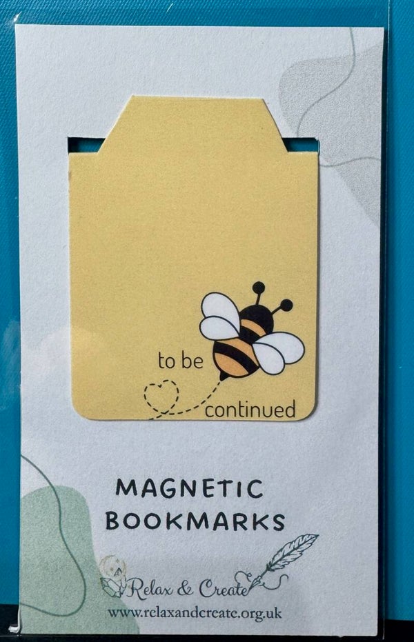 To Bee Continued - Tabbed Magnetic Bookmark