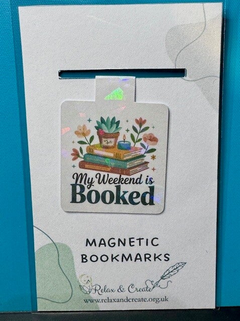 My Weekend is booked - Magnetic Bookmark