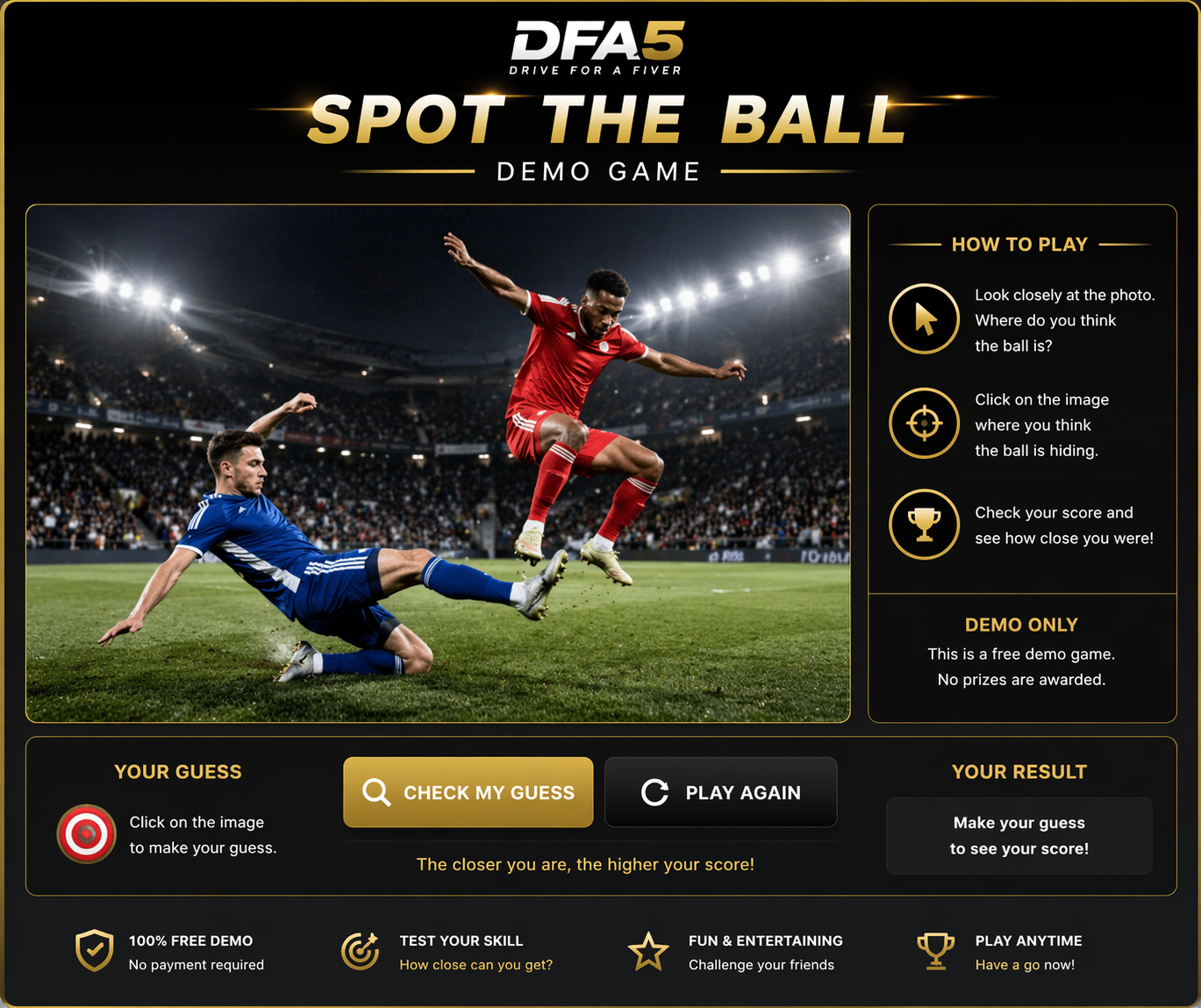 Spot the Ball Demo