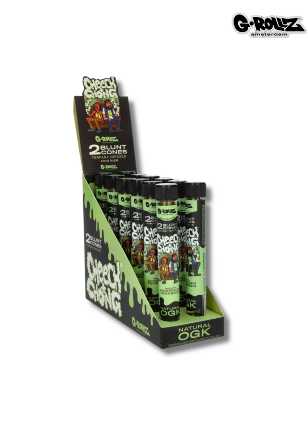 -G-Rollz- Blunt Préroulé Cheech and Chong - Natural OGK (x2)