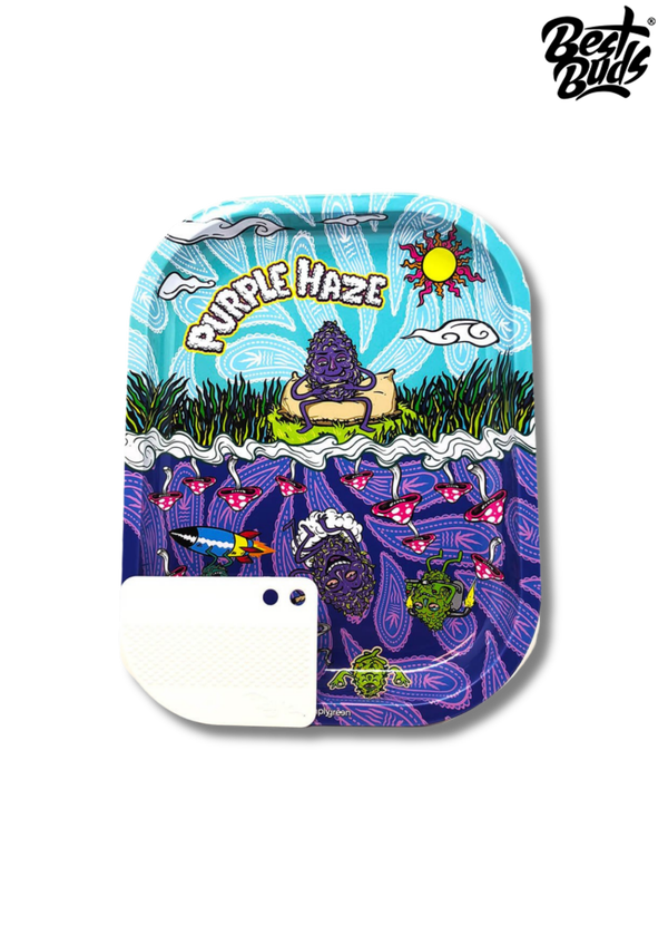 -Best Buds- Plateau à Rouler en Métal "Purple Haze" (PM)