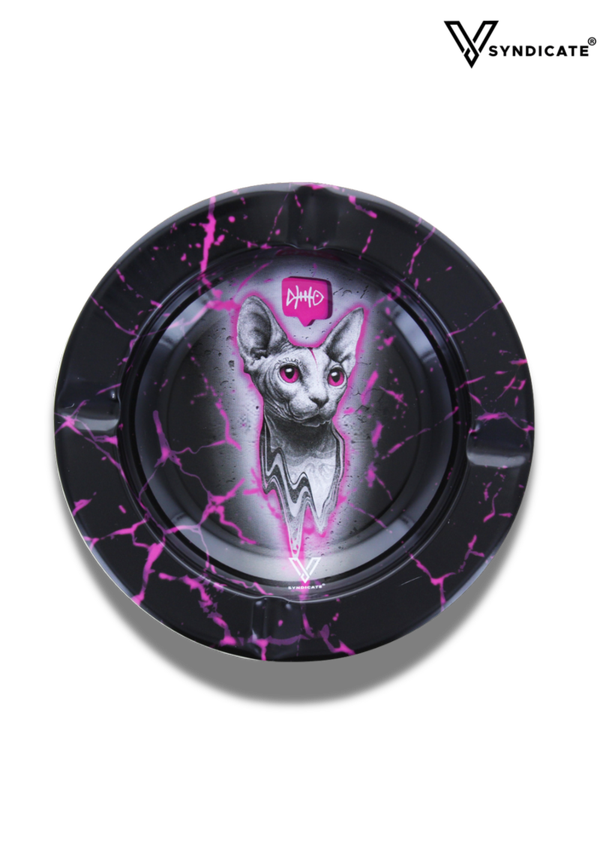 -V-Syndicate- Cendrier Rond en Métal "The Stray"