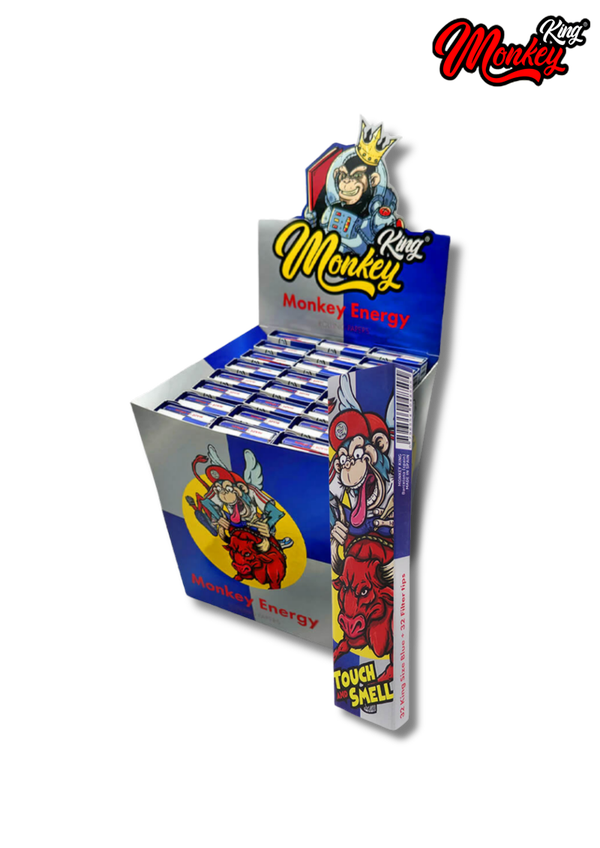 -Monkey King- King Size feuilles à rouler + filtres "Monkey Energy"