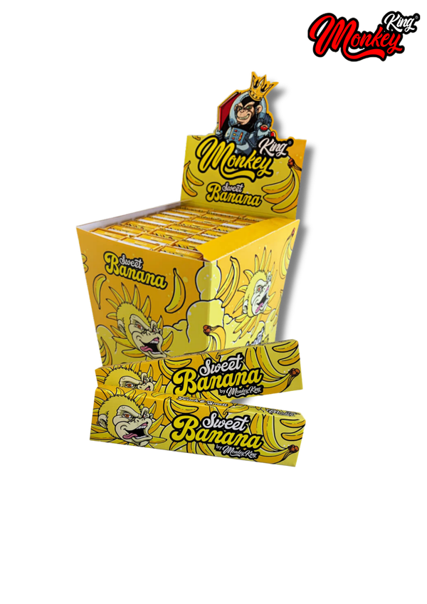-Monkey King- King Size feuilles à rouler + filtres "Sweet Banana"
