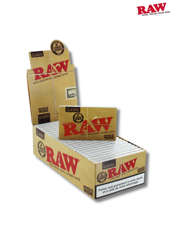 -Raw- Feuilles à rouler classic petit carnet