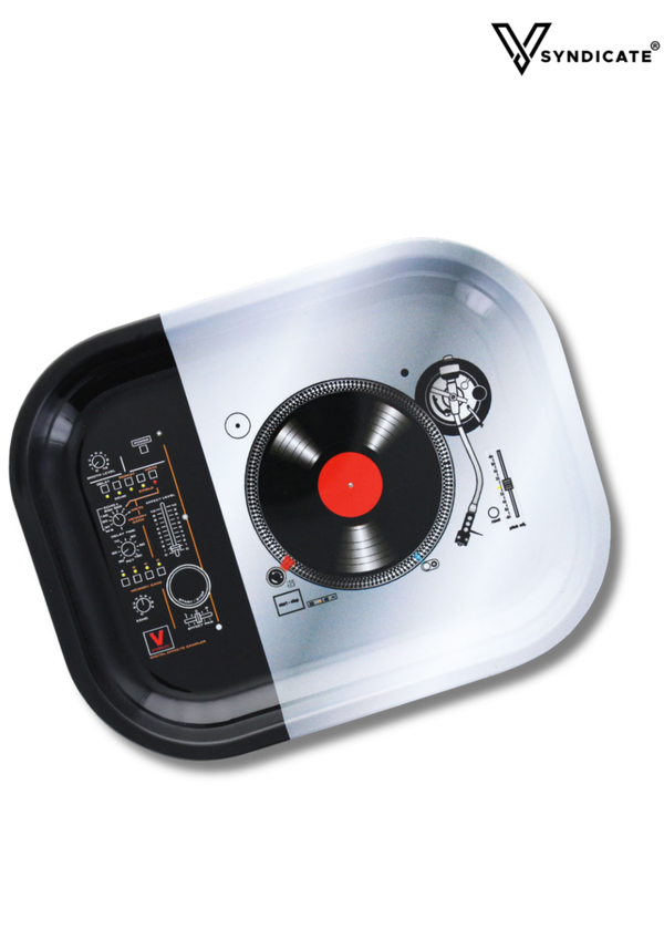 -V-Syndicate- Plateau à rouler en métal "vinyl" (PM)