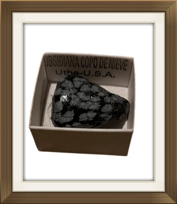 Obsidienne flocon de neige