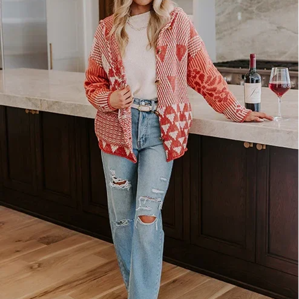 Crisp Fall Knit Cardigan