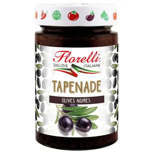 Florelli - Les tartinables tapenade d'olives noires (190g)