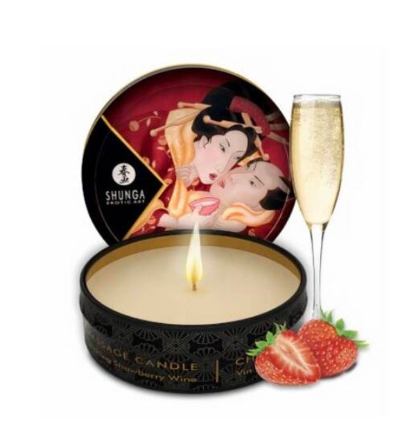 Shunga - bougie de massage - rouge-V: 30 ml