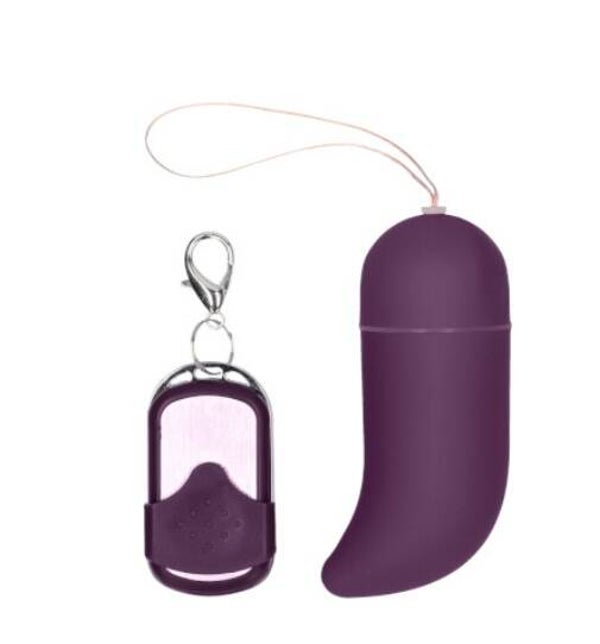 Oeuf Vibrant Wireless Vibrating G-Spot Egg - violet - Plastique ABS - L: 8,8 cm -D: 3,4 cm