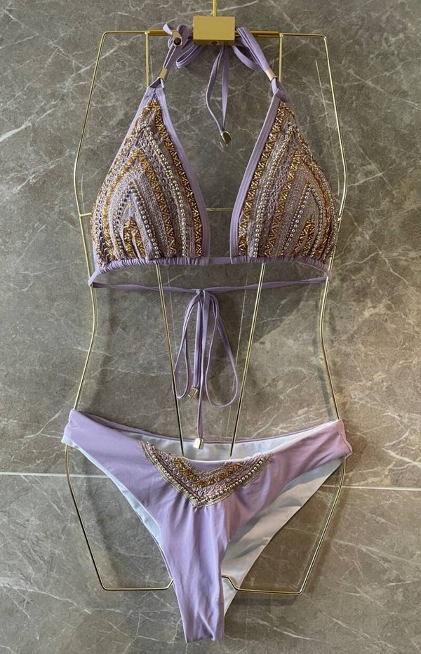 Bikini Lovely Glitter - Lila