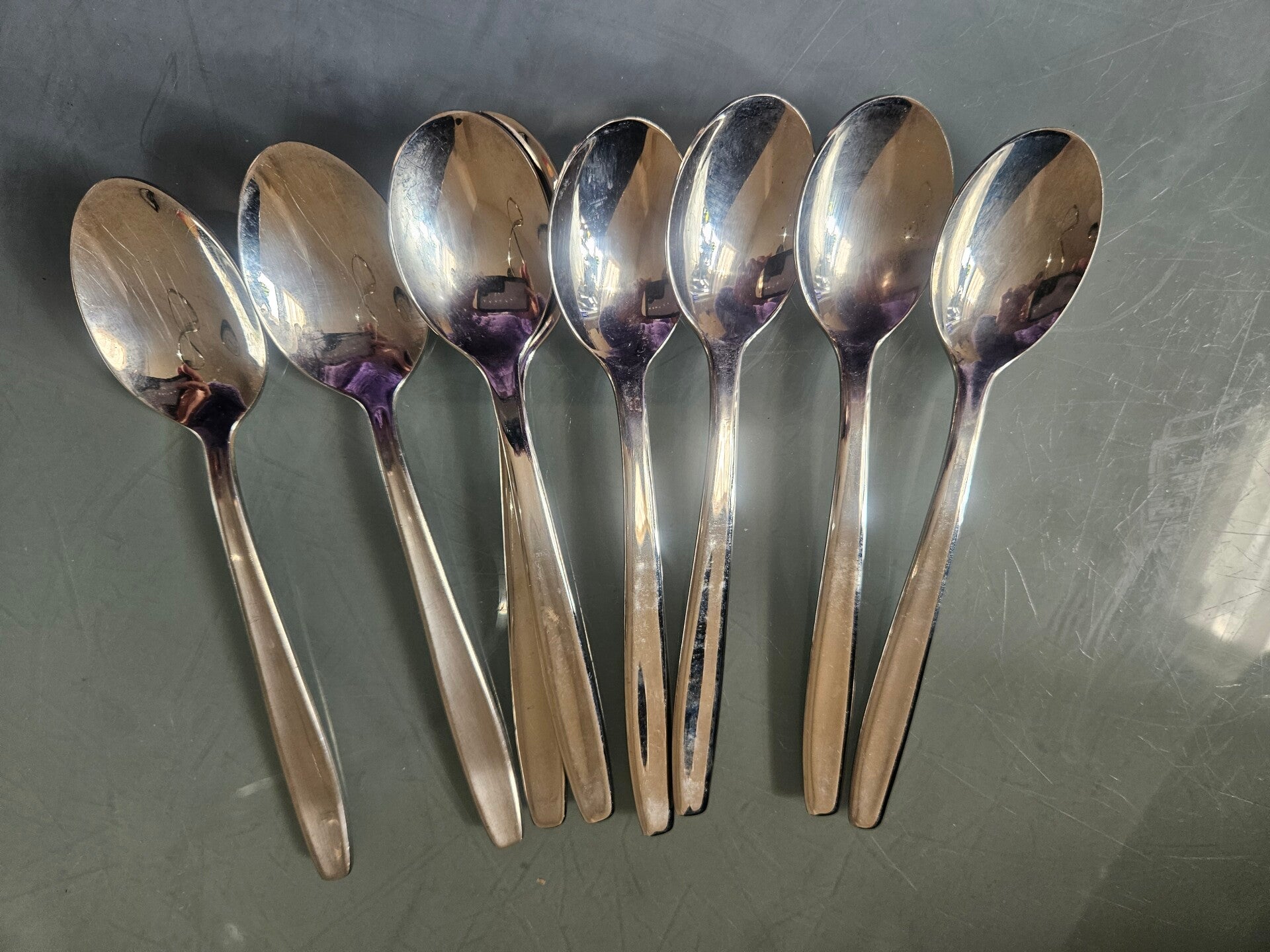 Koffie/dessertlepeltjes set van 7
