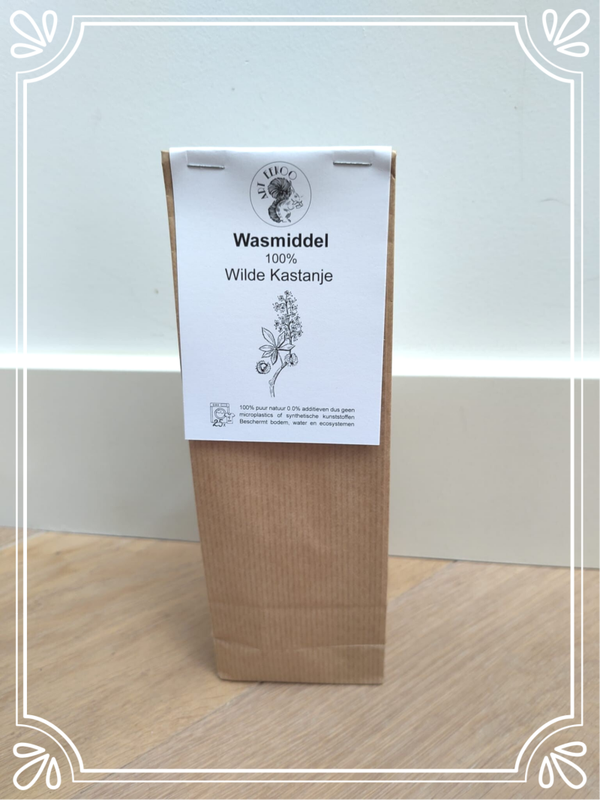 Wasmiddel  100 % Wilde Kastanje/ Paardenkastanje 25 wasbeurten