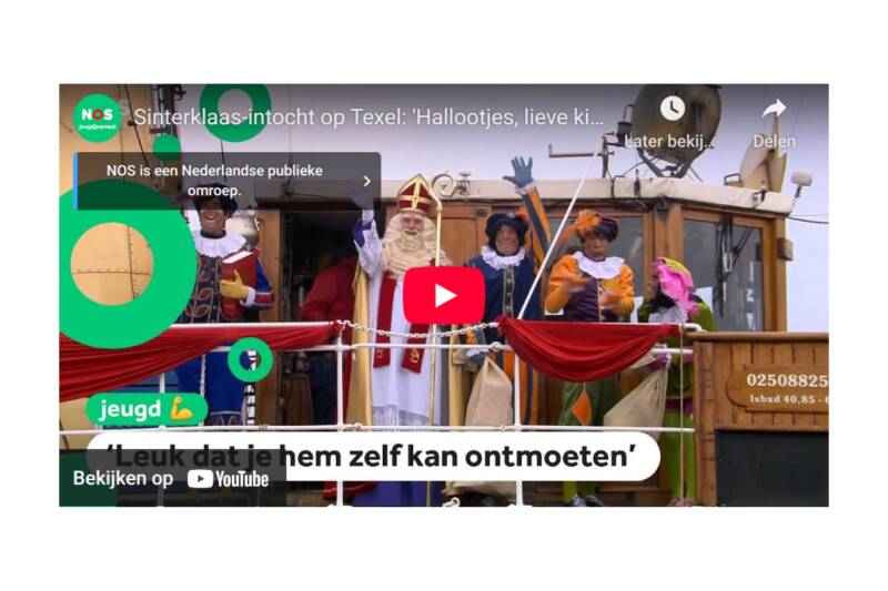 NOS Intocht Sinterklaas Texel