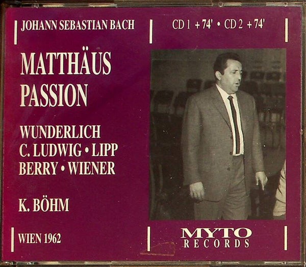 Bach - Matthäus Passion Wunderlich C.Ludwig