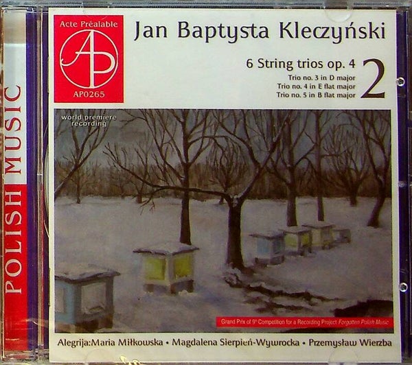 Jan Baptysta Kleczynski - 6 Strings Trios op. 4