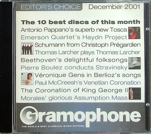 Editor's Choice - December 2001 - The 10 Best Discs Of This Month