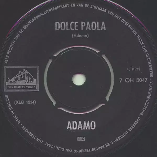 Adamo - Dolce Paola / A Vot' Bon Coeur