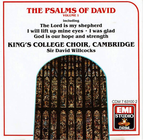 King's College Choir - The Psalms Of David Volume 1