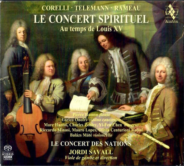 Corelli, Telemann -  Le Concert Spirituel - Au Temps De Louis XV