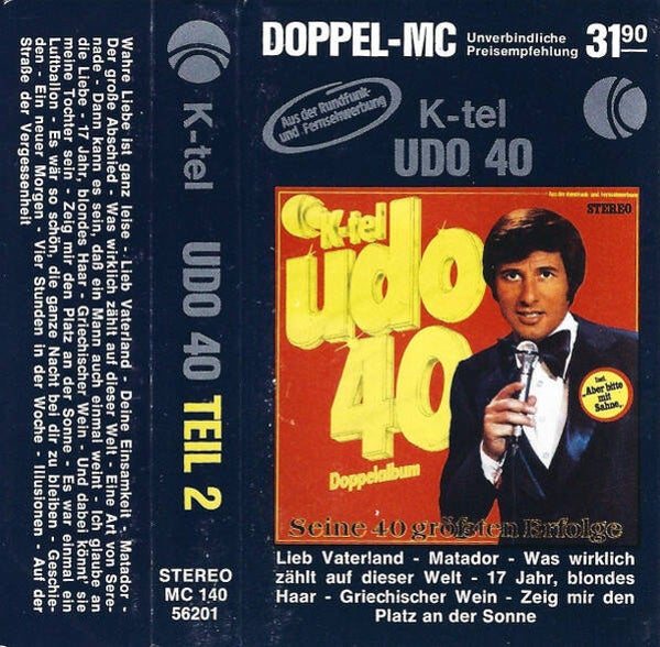 Udo - Udo 40 - Seine 40 Größten Erfolge