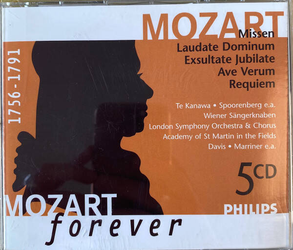 Mozart - Missen, Laudate Dominum, Exsultate Jubilate, Eve Verum, Requiem
