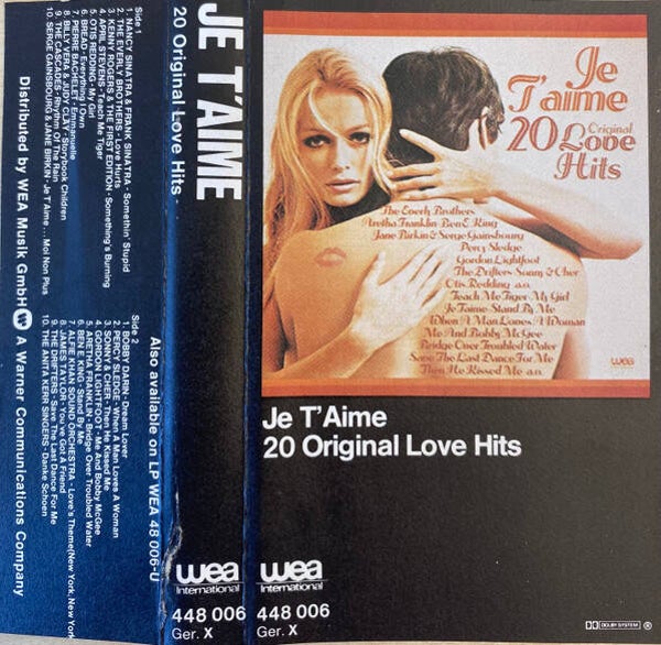 Je T'Aime - 20 Original Love Hits