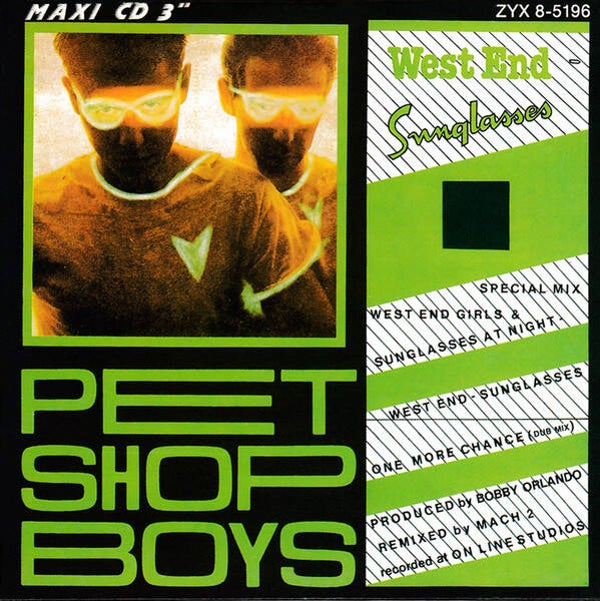 Pet Shop Boys - West End - Sunglasses
