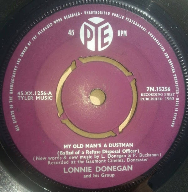 Lonnie Donegan And His Skiffle Group - My Old Man's A Dustman