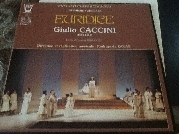 Giulio Caccini, Rodrigo De Zayas - Euridice