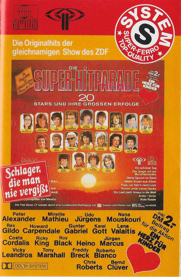 Various - Die Super-Hitparade - Schlager, Die Man Nie Vergißt