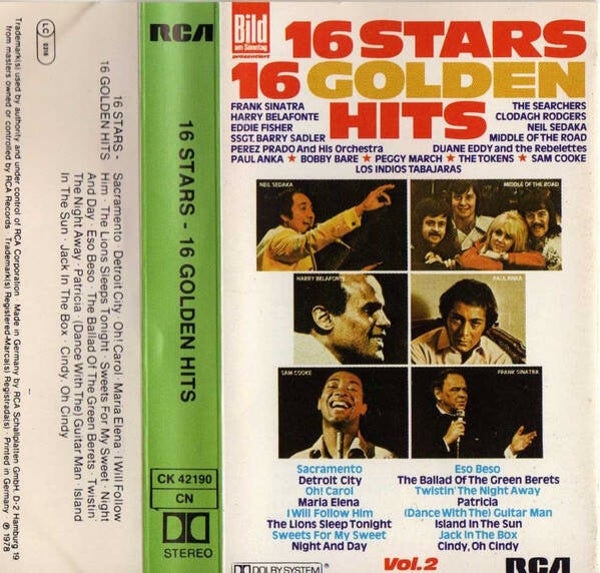 Various - 16 Stars - 16 Golden Hits, Vol. 2