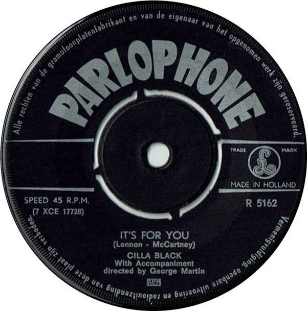 Cilla Black - It's For You