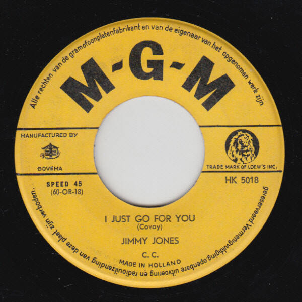 Jimmy Jones - I Just Go For You