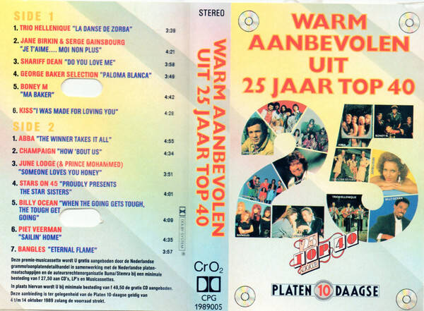 Various - Warm Aanbevolen Uit 25 Jaar Top 40
