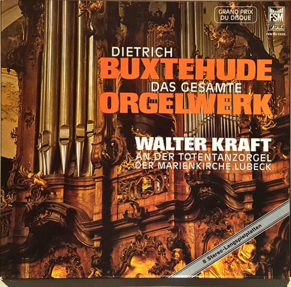Dieterich Buxtehude, Walter Kraft - Das Gesamte Orgelwerk (Walter Kraft An Der Totentanzorgel Der Marienkirche Lübeck)