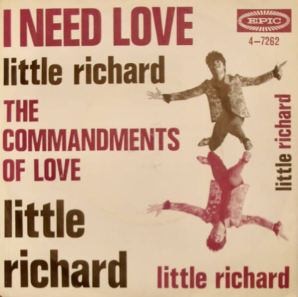 Little Richard - I Need Love / The Commandments Of Love