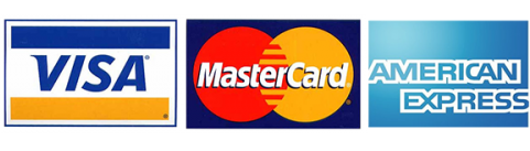 We accept all types of payment cards