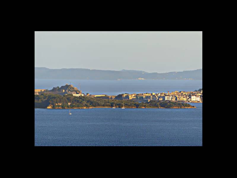 Kerkyra vanuit Nissaki