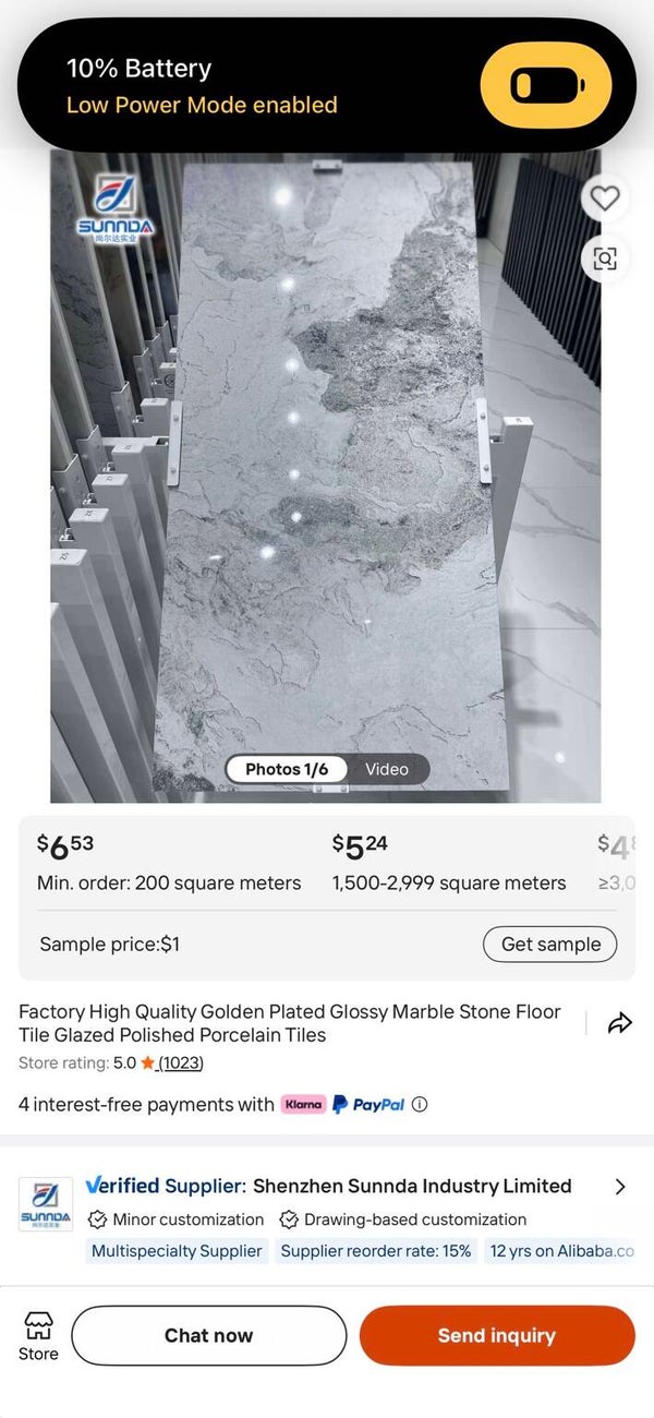 Luxury Marble-Look UV Wall Panel