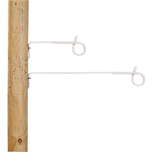 Isolateur à distance queue de cochon, blanc ou terra 40cm (10 pcs)