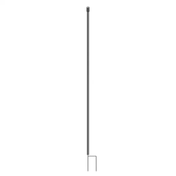 Piquet de cerfs PVC ø19mm - 2,00m noir (10 pcs)