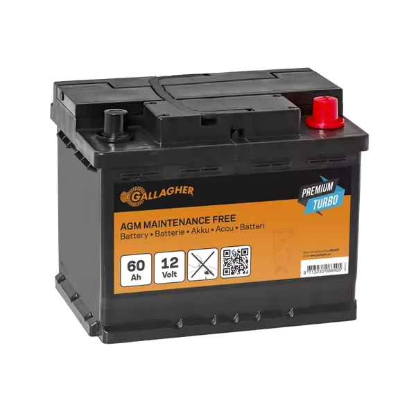 Premium Turbo Batterie AGM 12 V/60 Ah - 242 x 175 x 190